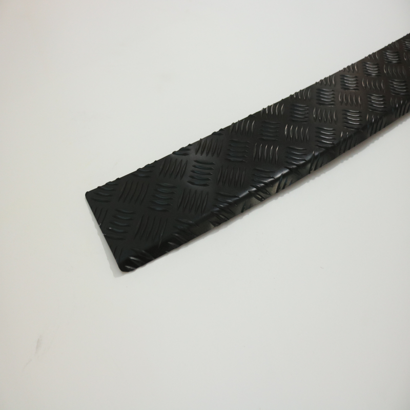 Rear Bumper Sill Cover (Black Anodized) Aluminium