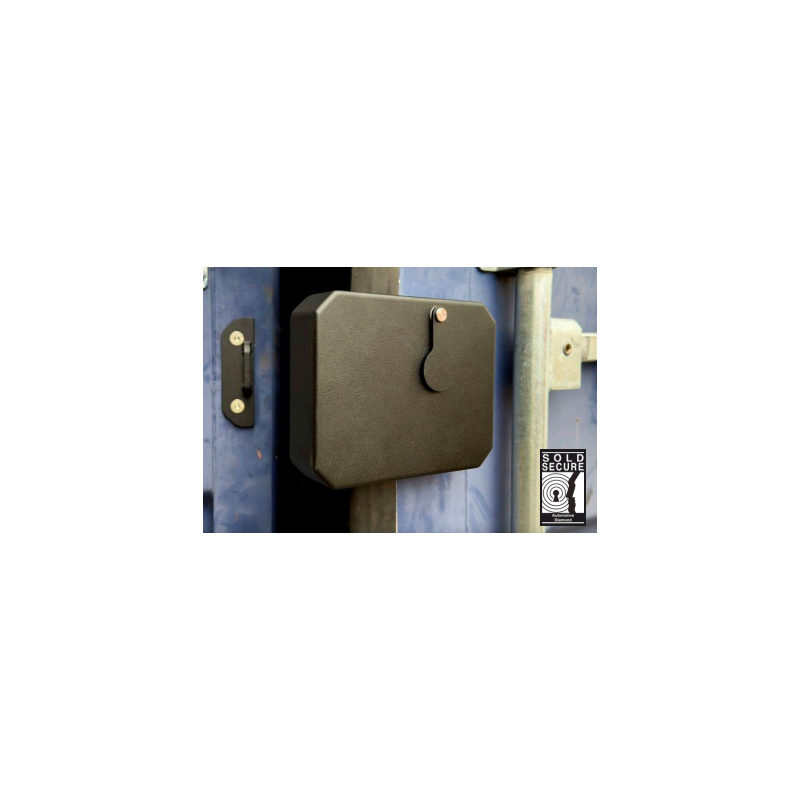 L4V - Cargo Statement Lock – Robustes Sicherheitsschloss für Anhänger und Container aus Edelstahl